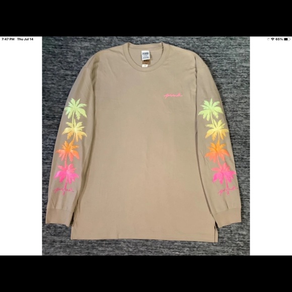 NEW VICTORIAS SECRET PINK BLING CAMPUS PULLOVER. RARE & ABSOLUTELY BEAUTIFUL - Picture 3 of 8